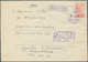 23357 Korea-Nord: 1950/59, Covers/used Ppc (11) With A Variety Of Frankings, All Overseas And Mostly To Cz - Corée Du Nord