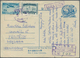 23357 Korea-Nord: 1950/59, Covers/used Ppc (11) With A Variety Of Frankings, All Overseas And Mostly To Cz - Corée Du Nord