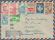 Delcampe - 23357 Korea-Nord: 1950/59, Covers/used Ppc (11) With A Variety Of Frankings, All Overseas And Mostly To Cz - Corée Du Nord