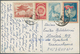 Delcampe - 23358 Korea-Nord: 1950/59, Covers/used Ppc (15) With A Variety Of Frankings, All Overseas And Mostly To Cz - Corée Du Nord