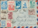 Delcampe - 23358 Korea-Nord: 1950/59, Covers/used Ppc (15) With A Variety Of Frankings, All Overseas And Mostly To Cz - Corée Du Nord