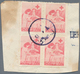 Delcampe - 23361 Korea-Nord: 1952/63 (ca.), Cut-outs From Commercial Mail To Sweden Inc. Front Or Part-front Covers ( - Corée Du Nord