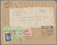 Delcampe - 23361 Korea-Nord: 1952/63 (ca.), Cut-outs From Commercial Mail To Sweden Inc. Front Or Part-front Covers ( - Corea Del Norte