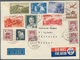 23370 Korea-Süd: 1954/55, Korean War, Neutral Nations Supervisiory Comittee NNSC Airmail Covers (8) Forwar - Corée Du Sud