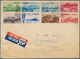 Delcampe - 23370 Korea-Süd: 1954/55, Korean War, Neutral Nations Supervisiory Comittee NNSC Airmail Covers (8) Forwar - Corée Du Sud