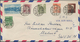 Delcampe - 23370 Korea-Süd: 1954/55, Korean War, Neutral Nations Supervisiory Comittee NNSC Airmail Covers (8) Forwar - Corée Du Sud