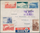 Delcampe - 23370 Korea-Süd: 1954/55, Korean War, Neutral Nations Supervisiory Comittee NNSC Airmail Covers (8) Forwar - Corée Du Sud