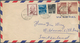 23371 Korea-Süd: 1954/55, Korean War, Neutral Nations Supervisiory Comittee NNSC Airmail Covers (9) Forwar - Corée Du Sud