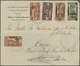 23441 Libanon: 1925-80, Box Containing 330 Covers And Used Stamps In 640 Glassines, Registered Mail, Air M - Liban