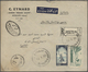 23441 Libanon: 1925-80, Box Containing 330 Covers And Used Stamps In 640 Glassines, Registered Mail, Air M - Liban