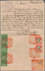 23522 Malaiische Staaten - Straits Settlements: 1920/1923 (ca.), Ten Fiscal Documents Form MALACCA, PENANG - Straits Settlements