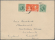 Delcampe - 23525 Malaiische Staaten - Straits Settlements: 1937, Coronation Commemoratives On Covers (6, Inc. 4 Airma - Straits Settlements