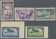 23601 Marokko: 1923/1952, Mint Assortment Of 35 IMPERFORATE Stamps Resp. IMPERFORATE COLOUR PROOFS. - Marocco (1956-...)