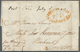 23641 Martinique: 1799/1882 (ca.), Group Of Six Entires (four Stampless And Two Bearing Adhesives), Slight - Autres & Non Classés