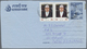 23696 Nepal: 1959-1994 AEROGRAMMES: Collection Of About 50 Aerogrammes, Mostly Used Postally, Few Cancelle - Népal