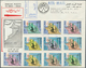 23782 Oman: 1969/1971, "State Of Oman", Private Issue Of Exile Government, Lot Of Eight Covers, Thereof Si - Oman