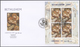 23803 Palästina: 1996-2000, Box Containing 666 FDC, Including Many Souvenir Sheets, Thematics Sports, Olym - Palestine