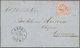 23862 Peru: 1861/1862, 7 Folded Letters And One Front All Franked With 1 Peseta Coat Of Arms From 3rd Issu - Peru