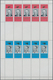 23888 Ras Al Khaima: 1966, American Astronauts, Six Complete Sets Of Four Gutter Sheets (comprising 2x5 St - Ras Al-Khaima