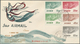23923 Riukiu - Inseln / Ryu Kyu: 1951/59, Six Better FDC Inc. 1951 13/30 Y. Airmails, 1957/59 Airmails, 19 - Ryukyu Islands