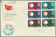 24011 Schardscha / Sharjah: 1963/1964, Assortment Of 21 Cacheted "f.d.c." (some Dates Differ From Those St - Sharjah