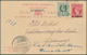 24048 Seychellen: 1890-1902, Group Of Six Postal Stationery Cards, With Three Of Them Used To Germany Incl - Seychelles (...-1976)