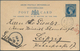 24048 Seychellen: 1890-1902, Group Of Six Postal Stationery Cards, With Three Of Them Used To Germany Incl - Seychelles (...-1976)