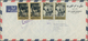 24297 Umm Al Qaiwain: 1965/1972, Group Of 20 Airmail Covers To Europe/USA, Slight Postal Wear, Mainly Comm - Umm Al-Qiwain