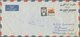 24297 Umm Al Qaiwain: 1965/1972, Group Of 20 Airmail Covers To Europe/USA, Slight Postal Wear, Mainly Comm - Umm Al-Qiwain