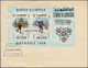 24299 Umm Al Qaiwain: 1966/1969, Assortment Of 16 Covers/f.d.c. With Attractive Frankings, Some Registered - Umm Al-Qiwain