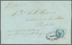 24312 Uruguay: 1859/1977, Nice Lot With 7 Letters, Starting With Two Letters With Suns From 1859 And 1861 - Uruguay