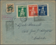 24314 Uruguay: 1923/1926, Group Of Five Better Airmail Covers. - Uruguay