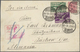 24315 Uruguay: 1926/1930, Lot Of Five Airmail Covers Bearing Frankings "Albatros" Airmail Stamps Incl. Reg - Uruguay