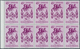 24335 Venezuela: 1953, Coat Of Arms 'Monagas' Normal And Airmail Stamps Complete Set Of 16 In Blocks Of Te - Venezuela