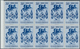 24335 Venezuela: 1953, Coat Of Arms 'Monagas' Normal And Airmail Stamps Complete Set Of 16 In Blocks Of Te - Venezuela