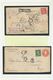 24366 Vereinigte Staaten Von Amerika: 1860/1915 (ca.), Group Of 17 Covers/cards, Varied Condition/postal W - Autres & Non Classés