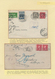 24388 Vereinigte Staaten Von Amerika: 1900/1935, Collection Of Apprx. 110 Covers/cards On Written Up Album - Autres & Non Classés