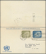 24444 Vereinte Nationen - New York: 1957-59, 24 Postcards With Paid Reply, Both Parts Complete Used To Ita - Autres & Non Classés