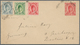 24460 Zanzibar: 1903 - 1911, Four Covers And One Postal Stationery Envelope With Uprated Franking, Interes - Zanzibar (...-1963)