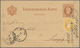 24491 Alle Welt: 1860/1950 (ca.), Assortment Of Apprx. 45 Covers/cards/stationeries, E.g. Mexico, Germany, - Collections (sans Albums)