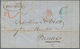 24579 Übersee: 1837/1862, Group Of 10 Entire Letters, Mostly With Destination France, Comprising Mail From - Autres & Non Classés