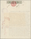 24644 Asien: 1896/1930 (ca.), Accumulation With About 30 Documents Mostly Bearing Fiscal Stamps Incl. Indi - Autres - Asie