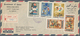 24672 Asien: 1965/1971, GULF STATES (Ajman, Dubai, Fujeira), Group Of Eight (mainly Registered) Airmail Co - Autres - Asie