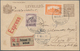 Delcampe - 24813 Flugpost Europa: 1909/1940 (ca.), Accumulation In Two Albums With About 220 Mostly Airmail Covers Wi - Autres - Europe