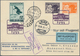 Delcampe - 24813 Flugpost Europa: 1909/1940 (ca.), Accumulation In Two Albums With About 220 Mostly Airmail Covers Wi - Autres - Europe