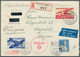 Delcampe - 24818 Flugpost Europa: 1939/1964, Lot Of 42 Airmail Covers/cards, Mainly First Flights Lufthansa (West/Eas - Autres - Europe