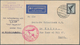 Delcampe - 24840 Zeppelinpost Deutschland: 1909/37, Sammlung Inkl. Doubletten Mit Ca. Zeppelin- Und Luftpostbelege, D - Airmail & Zeppelin
