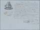 24865 Schiffspost Alle Welt: 1798/1867, 27 Consignment Notes And Four Shipletters Often With Maritime Illu - Autres & Non Classés