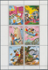 Delcampe - 24999 Thematik: Comics / Comics: 1972, Sharjah, U/m Assortment Of More Than 100 Se-tenant Mini Sheets (com - Bandes Dessinées