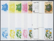 25077 Thematik: Flora, Botanik / Flora, Botany, Bloom: 1986, Morocco. Progressive Proofs (8 Phases) For Th - Autres & Non Classés